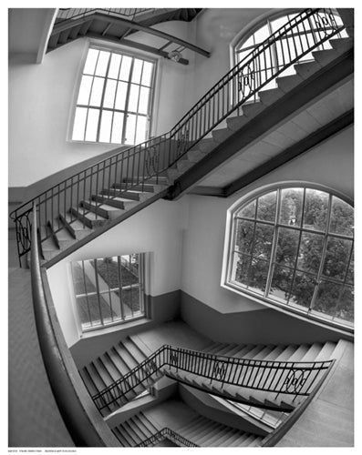 Framed Stairs Series Two 14 1/2 x 11 1/2