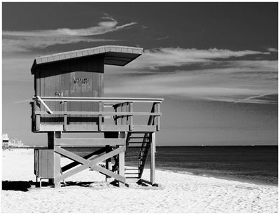 Framed Lifeguard Stand III 14 x 18 1/4