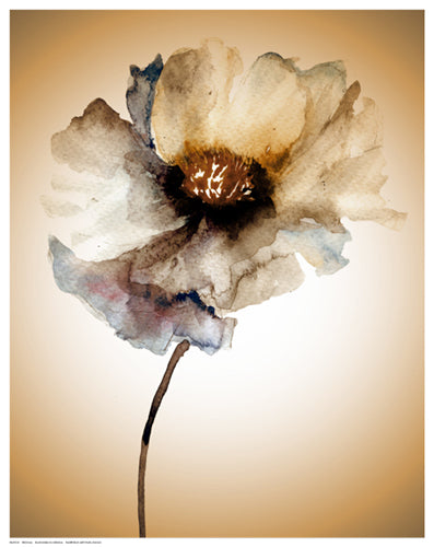 Framed Blossom in Sienna by Regina | 14 1/2 x 11 1/2