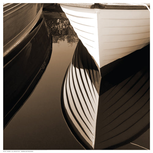 Hull Reflection by Bob Brown Wall Art Décor 12 1/2 x 12 1/2 Art Print