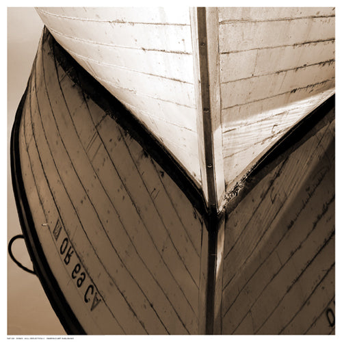 Hull Reflection II by Bob Brown Wall Art Décor 12 1/2 x 12 1/2 Art Print