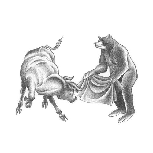 Power Game by Roger Vilar Wall Art Décor 11 x 11 Art Print