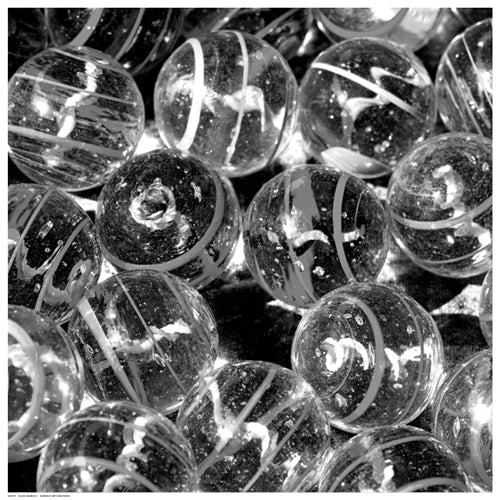 Framed Glass Marbles I 16 1/2 x 16 1/2