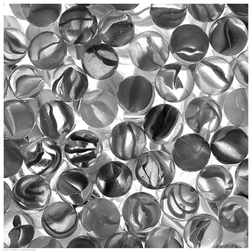 Framed Glass Marbles II 16 1/2 x 16 1/2