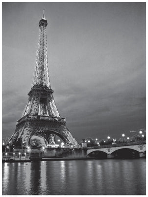 Paris Night by Anon Wall Art Décor 24 1/2 x 18 1/2 Art Print