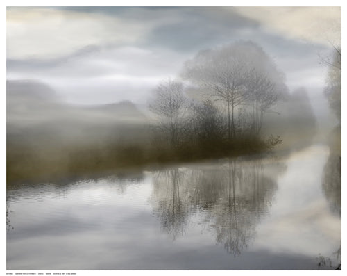Framed Sunrise Reflections II (Color) 11 ½ x 14 ½