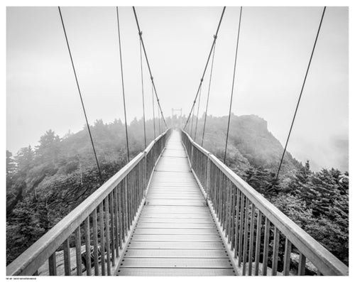 Framed Smoky Mountain Bridge by Stephens | 11 ½ x 14 ½