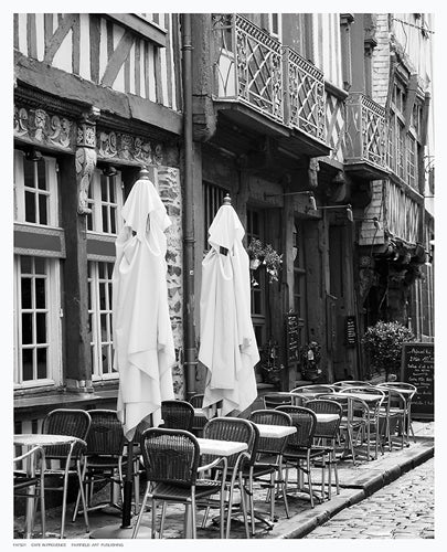Framed Cafe in Provence 10 ½ x 8 ½