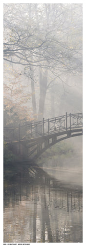 Framed Bridge in the Mist I 18 ½ x 6 ½