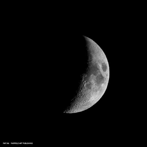 Framed Phases of the Moon I 6 x 6