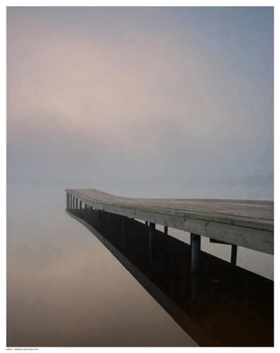 Framed Silence at the Dock 14 ½ x 11 ½