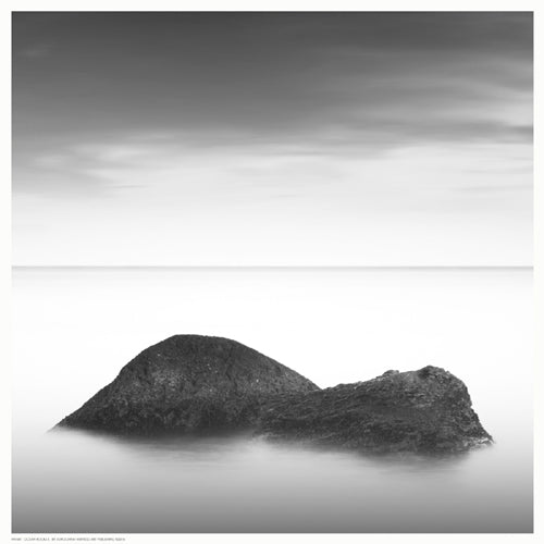 Framed Ocean Rocks II by Sorochan | 12 ½ x 12 ½