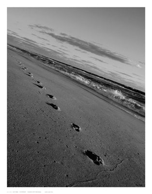 Footprints by Eve Turek Wall Art Décor 14 x 11 Art Print