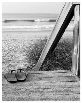 Sandals by the Sea by Anon Wall Art Décor 14 1/2 x 11 1/2 Art Print