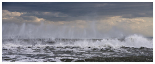 Framed Wave Ballet by Eve Turek | 8 ½ x 20 ½