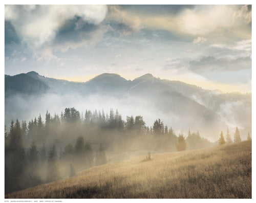 Framed Amazing Mountain Landscape II 11 ½ x 14 ½