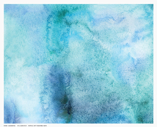 Framed Aquamarine I 8 ½ x 10 ½