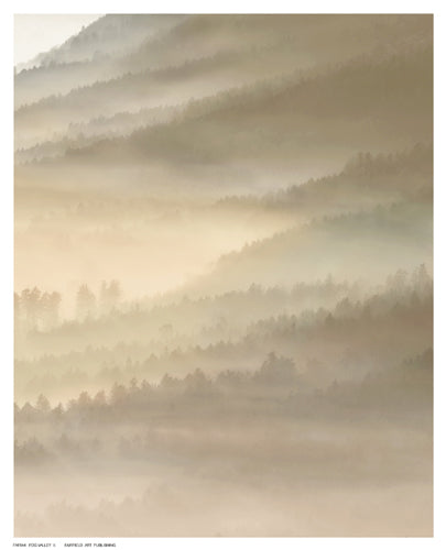 Framed Fog Valley II by Herzog | 10 ½ x 8 ½