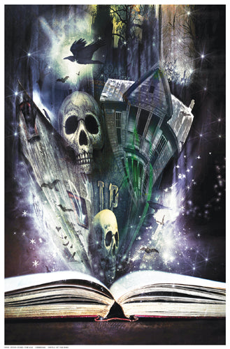 Spooky Stories Come Alive by Cunningham Wall Art Décor 20 ½ x 13 ½ Art Print