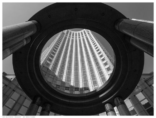 Framed Circular Perspective by Stéphane Graciet | 12 ½ x 16 ½
