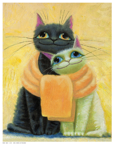 Framed Family by K. Leov | 14 ½ x 11 ½