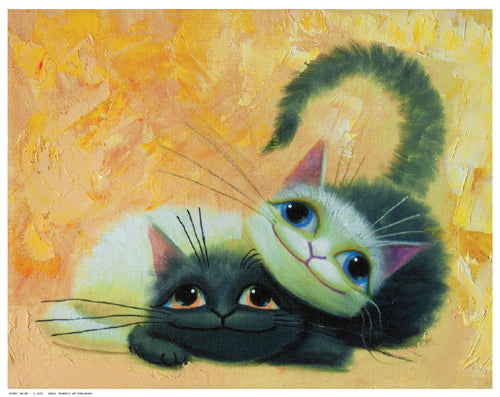 My BFF by K. Leov Wall Art Décor 11 ½ x 14 ½ Art Print