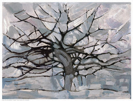 Grey Tree Abstract by Dorvard Wall Art Décor 12 ½ x 16 ½ Art Print