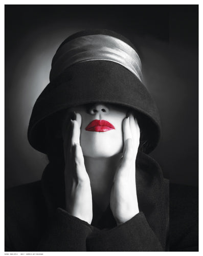 Framed Ruby Lips III 11 ½ x 14 ½