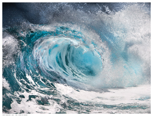 Framed Thunder Wave 12 ½ x 16 ½