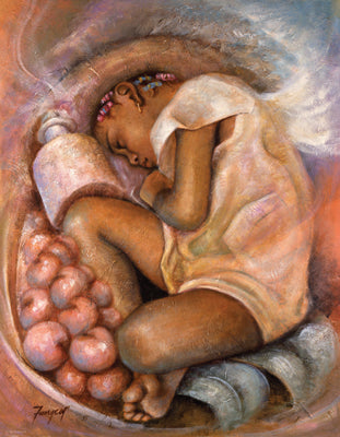 Sleeping Angel by Essud Fungcap Wall Art Décor 18 x 14 Art Print