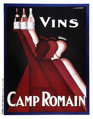 Vins Camp Romain by C. Gadoud Wall Art Décor 28 x 22 Art Print