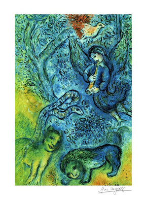 Magic Flute by Marc Chagall Wall Art Décor 24 x 18 Art Print
