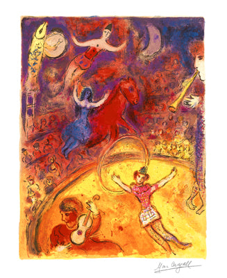 Circus by Marc Chagall Wall Art Décor 24 x 18 Art Print