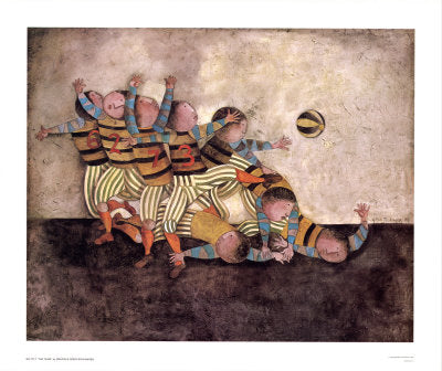 Framed The Team by Graciela Rodo Boulanger | 27 x 32 1/4