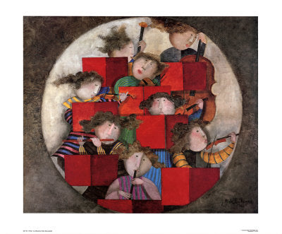 Framed Opus I by Graciela Rodo Boulanger | 25 ½ x 31 ¼