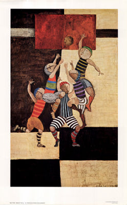 Framed Basketball by Graciela Rodo Boulanger | 36 x 22 3/8