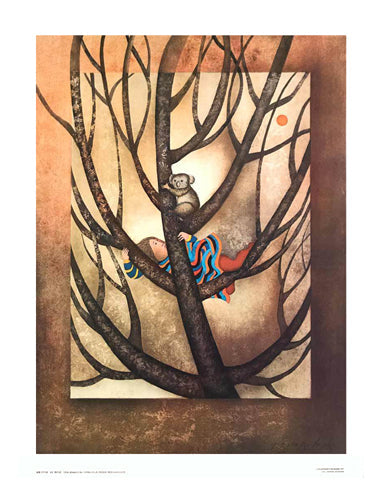 Framed A Koala Bear for Sandra by Graciela Rodo Boulanger | 28 ½ x 21 ¾ Ar...