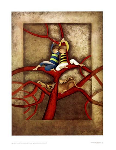 Framed A Puma for Josquin & Mathieu by Graciela Rodo Boulanger