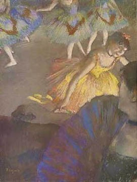 Ballerina and Lady with Fan by Edgar Degas Wall Art Décor 21 1/4 x 15 7/8 Art Print