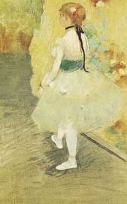 Dancer in Green by Edgar Degas Wall Art Décor 18 x 11 1/4 Art Print