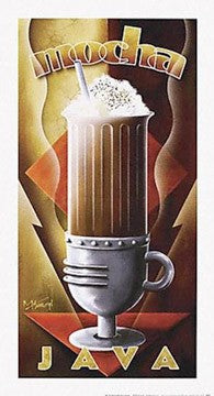 Mocha Java by Michael Kungl Wall Art Décor 22 x 12 Art Print