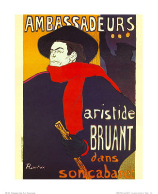 Framed Ambassadeurs by Henri de Toulouse-Lautrec | 20 x 16