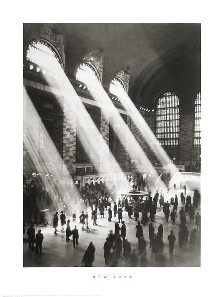 Framed Grand Central Station, 1934 31 ½ x 23 ½