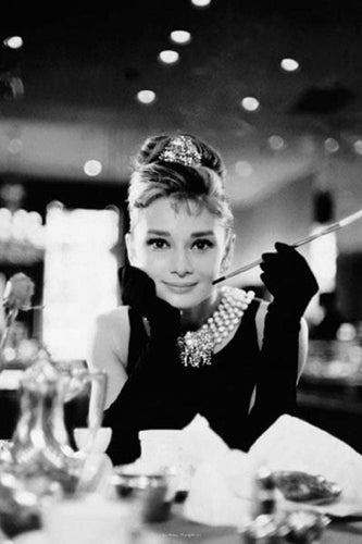 Framed Audrey Hepburn, Breakfast at Tiffany’s 36 x 24