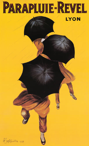 Parapluie-Revel by Leonetto Cappiello Wall Art Décor 36 x 22 Art Print