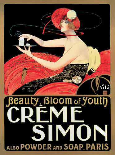 Crème Simon Art Print by Emilio Vila - Vintage Wall Art Décor