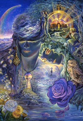 Key to Eternity by Josephine Wall Wall Art Décor 36 x 24 Art Print