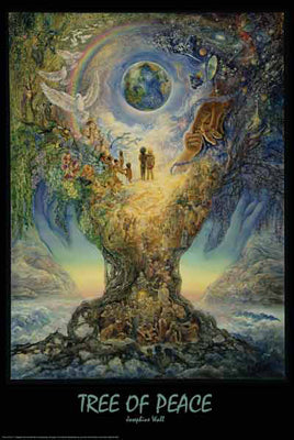 Tree of Peace by Josephine Wall Wall Art Décor 36 x 24 Art Print