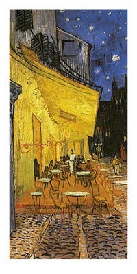 Terasse de Cafe by Vincent van Gogh Wall Art Décor 19 3/4 x 9 Art Print