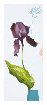 Fleur I by Catherine Denolly Wall Art Décor 19 3/4 x 9 Art Print